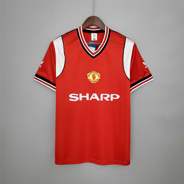 AAA Quality Manchester Utd 84/86 Home Soccer Jersey
